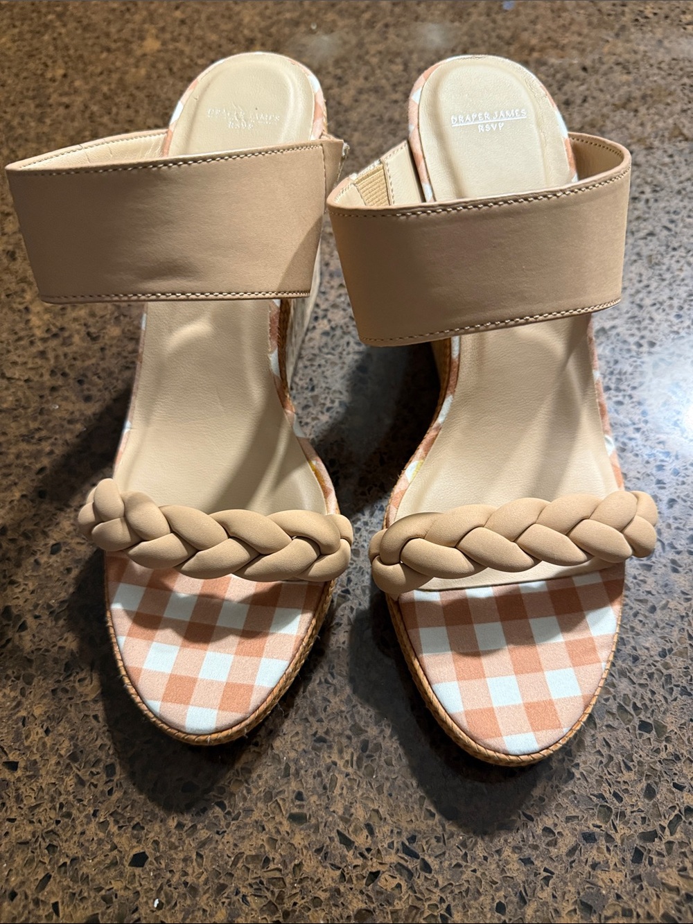 NWOB Draper James RSVP Charlotte Wedge Sandals
